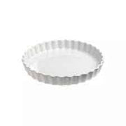 FRENCH RO FLAN DISH 30CM White