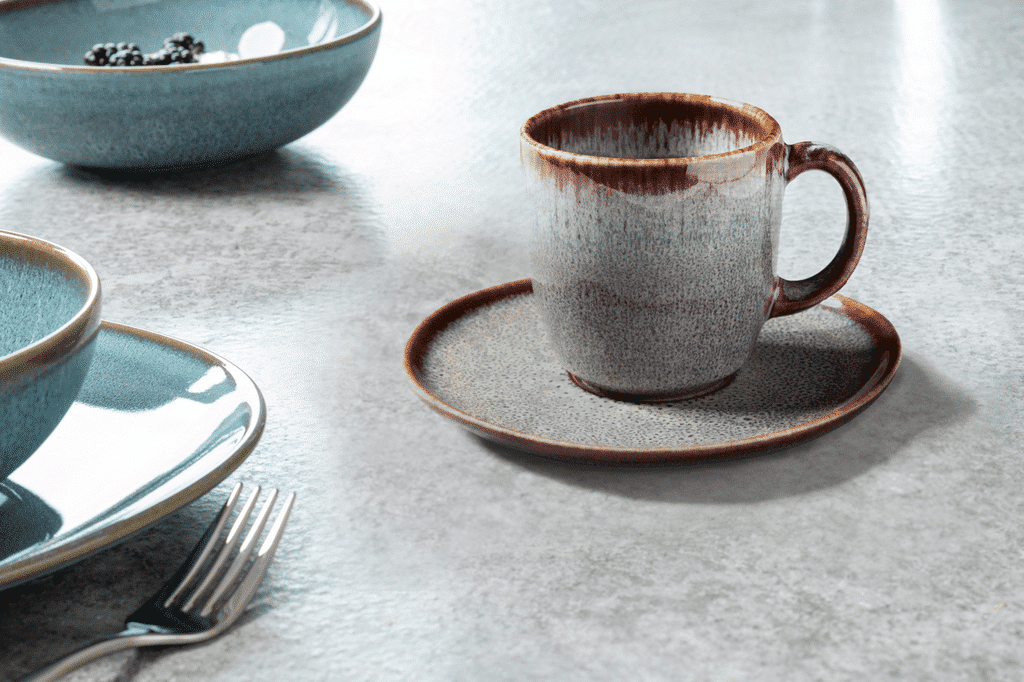 Lave beige Saucer coffee cup