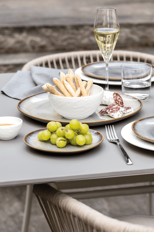 Lave beige Flat plate