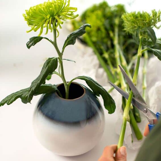 Lave Home Drop vase bleu small