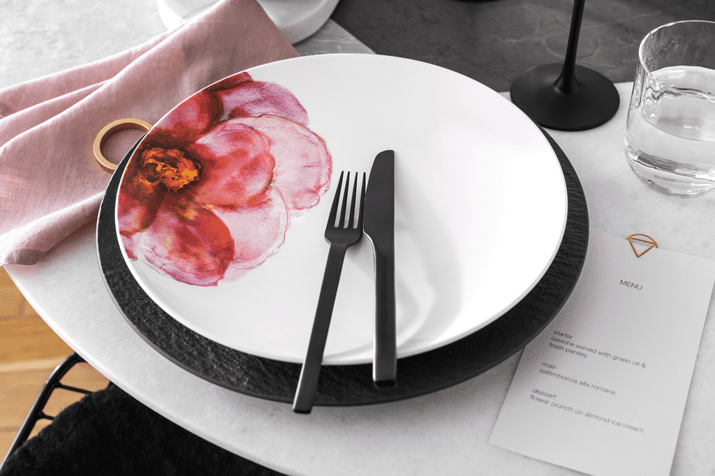 Rose Garden Flat Plate Co 29cm