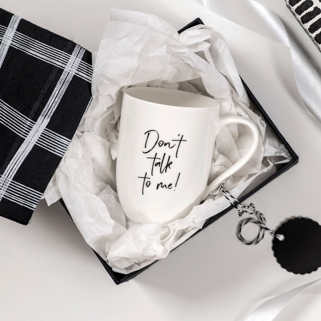 Statement Mug Don't talk to me