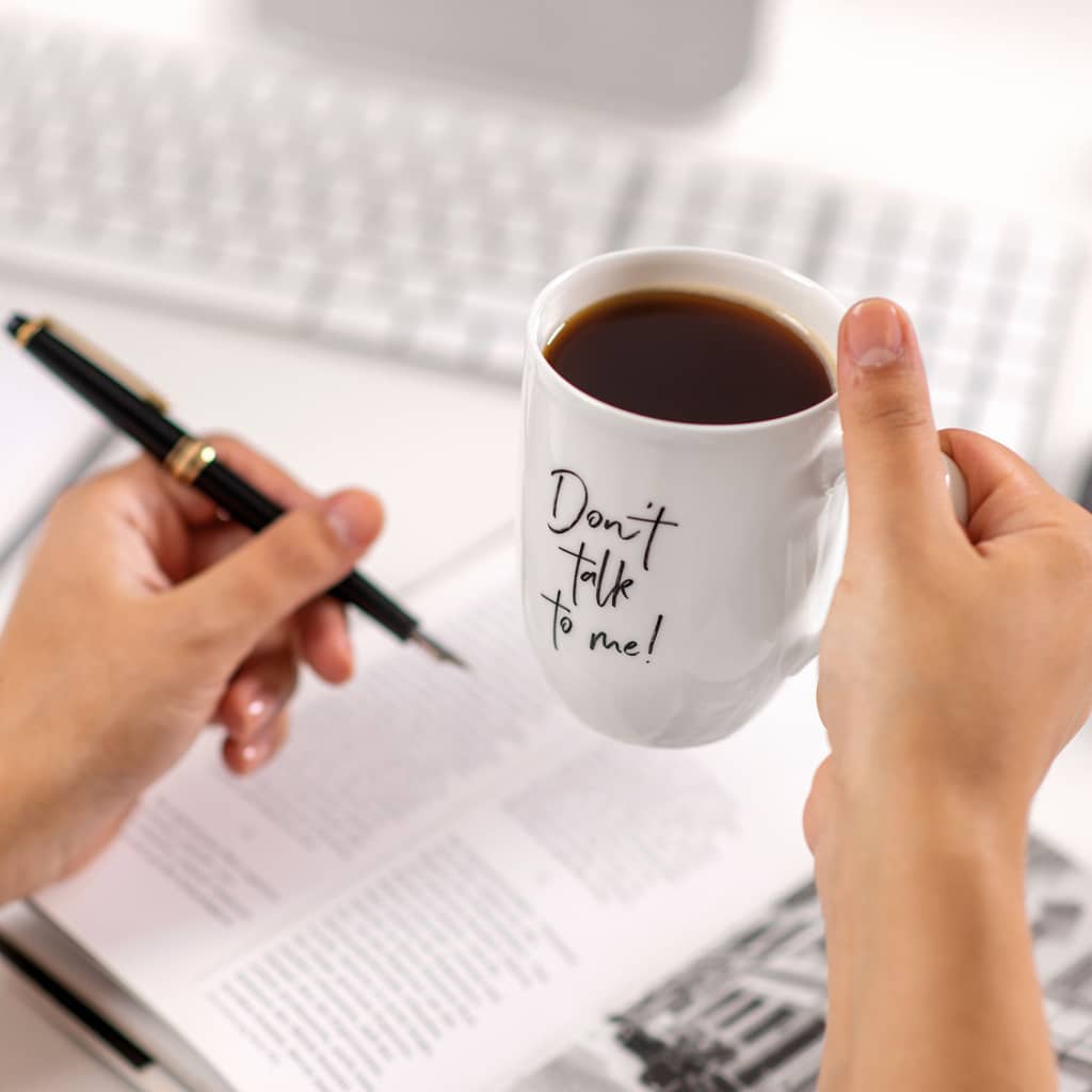Statement Mug Don't talk to me