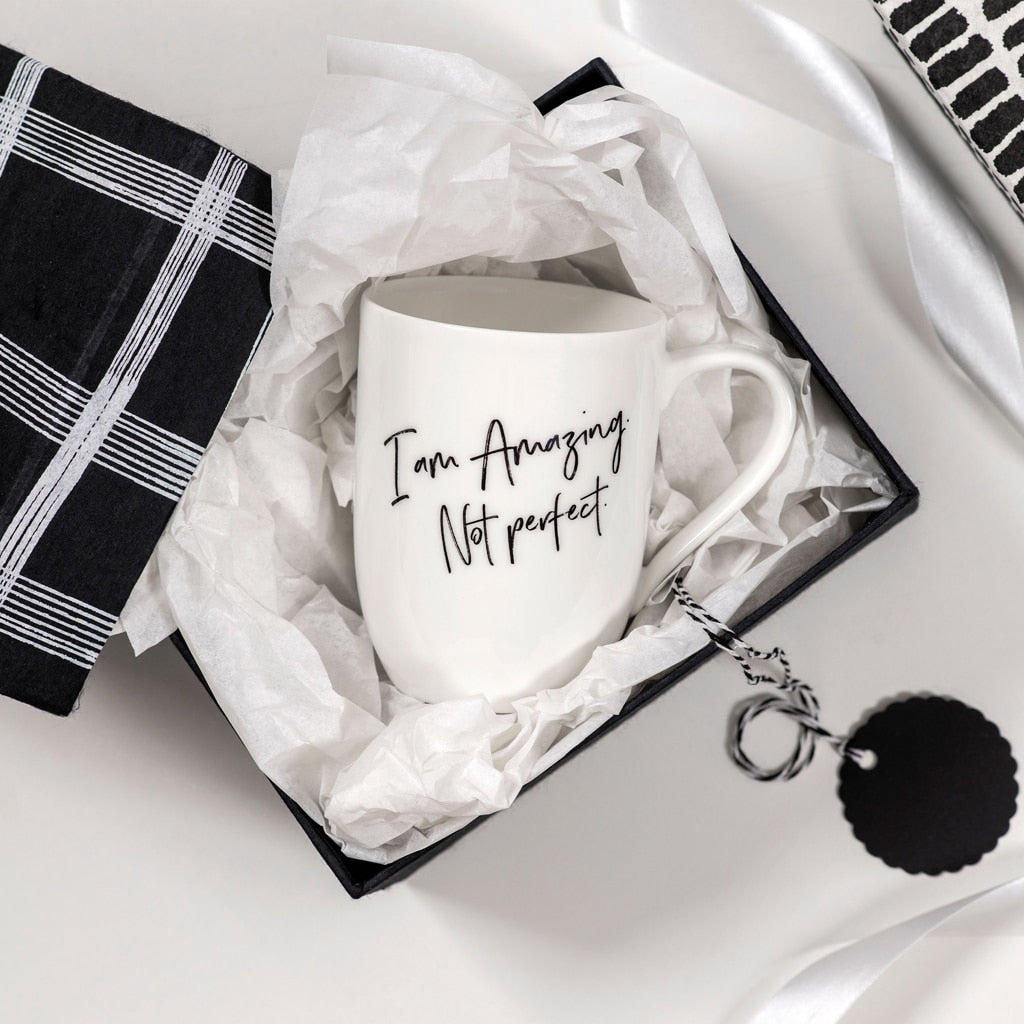 Statement Mug Am. Not Perfect.