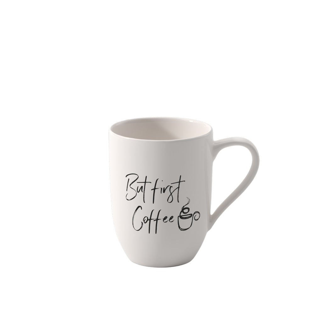Villeroy &â€¯Boch Statement But First Coffee premium porcelain mug