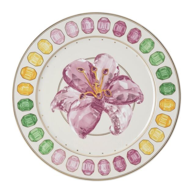 Swarovski x Rosenthal IDYLLIA Lily Service Plate 33 cm