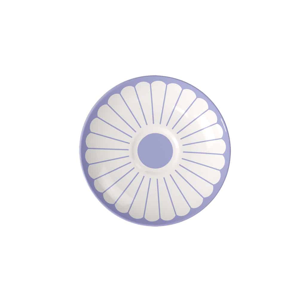 Fleur Blue Coffee Cup Saucer