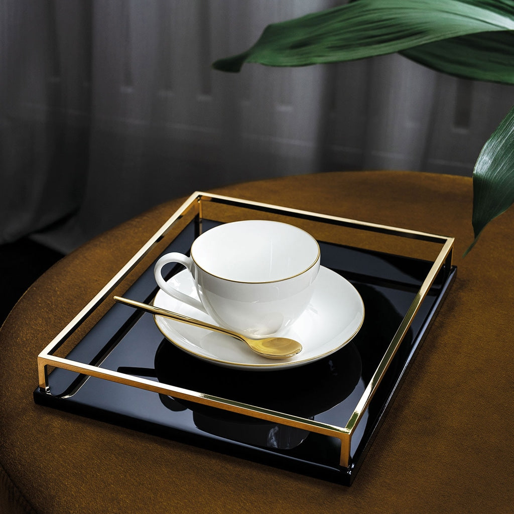 Villeroy & Boch Anmut Gold Coffee Cup White 150 ml