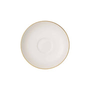 Villeroy & Boch Anmut White Espresso Cup Saucer – 12 cm round bone porcelain