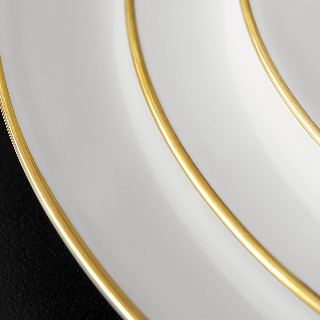 Villeroy & Boch Anmut Gold Soup Plate White Ø24.8 cm