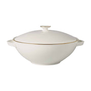Anmut White Tureen 2.2L – Premium Bone Porcelain Luxury Serving Dish