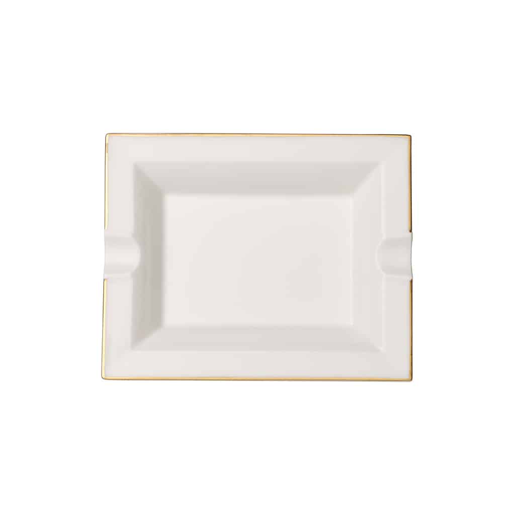 Luxury White Rectangular Ashtray from Anmut Collection by Villeroy & Boch