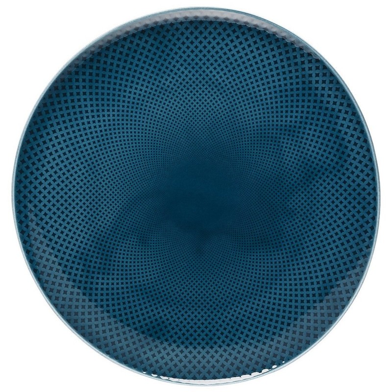Rosenthal Junto Ocean Blue luxury flat plate 32 cm porcelain