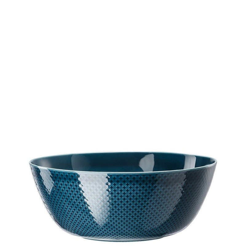 Rosenthal Junto Ocean Blue luxury bowl 26 cm porcelain 3.3L