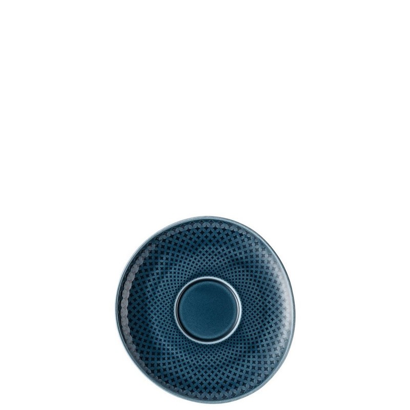 Rosenthal Junto Ocean Blue Porcelain Combi Saucer 15cm