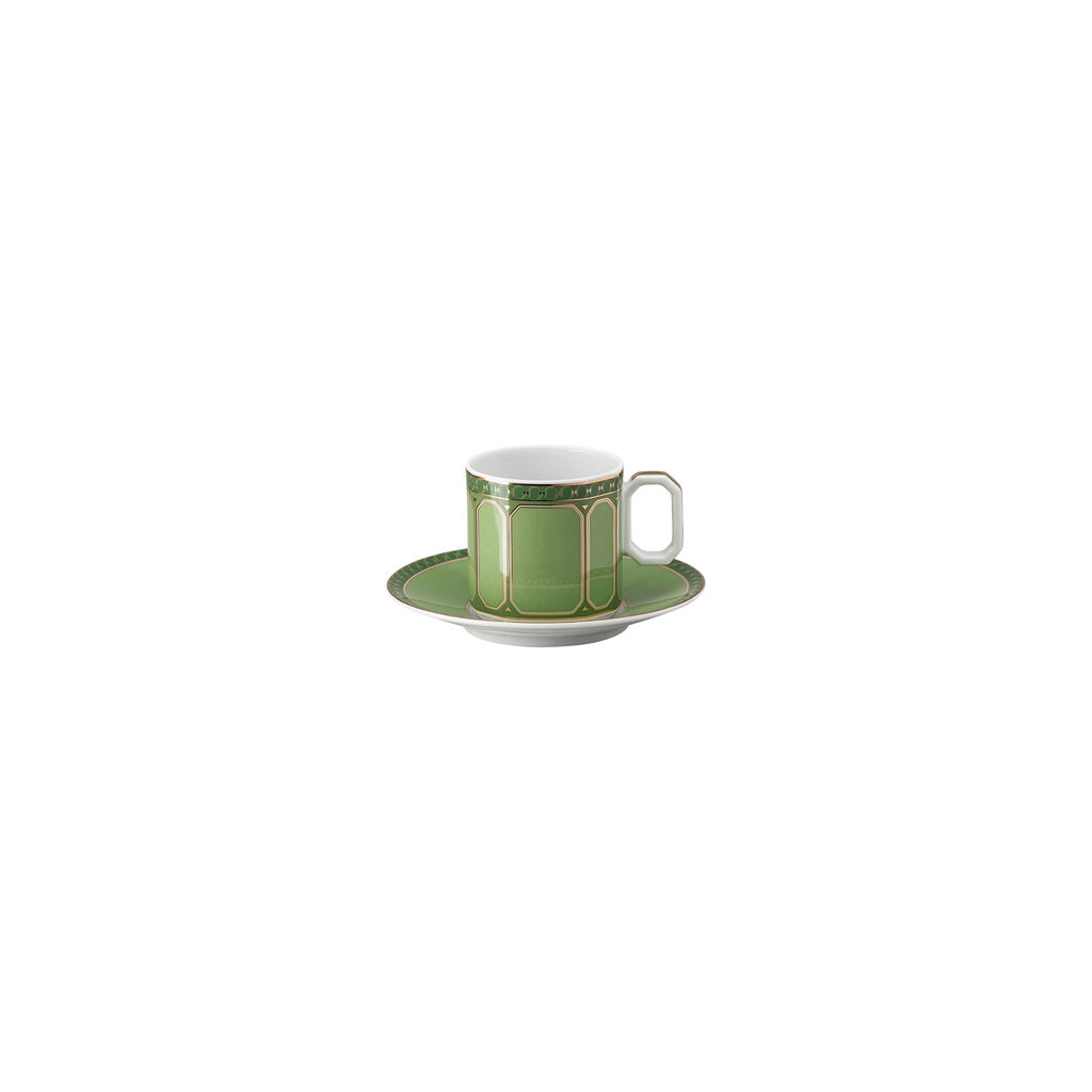 Fern Green Espresso Cup/Sauc.