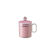 Rose Mug w.handle and lid