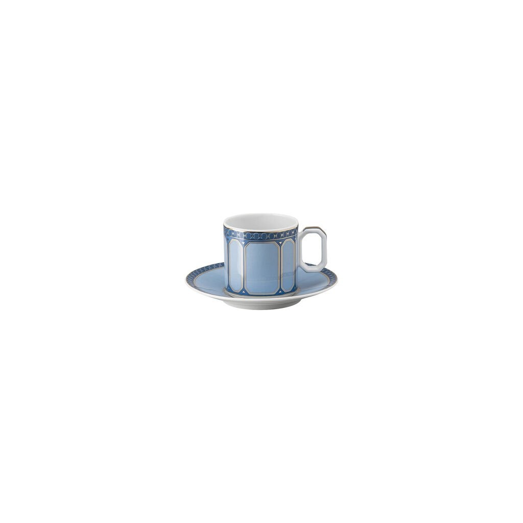 Azure Blue Espresso Cup/Sauc.