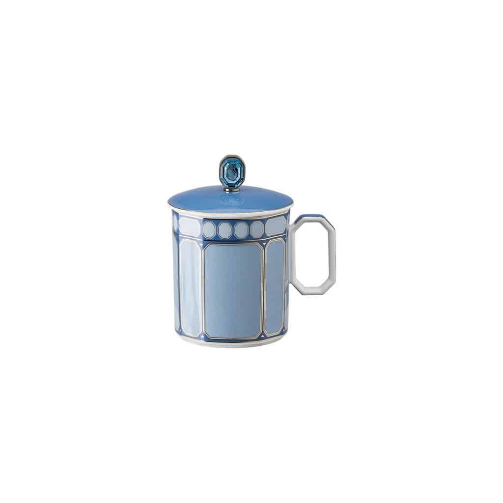Azure Blue Mug w.handle