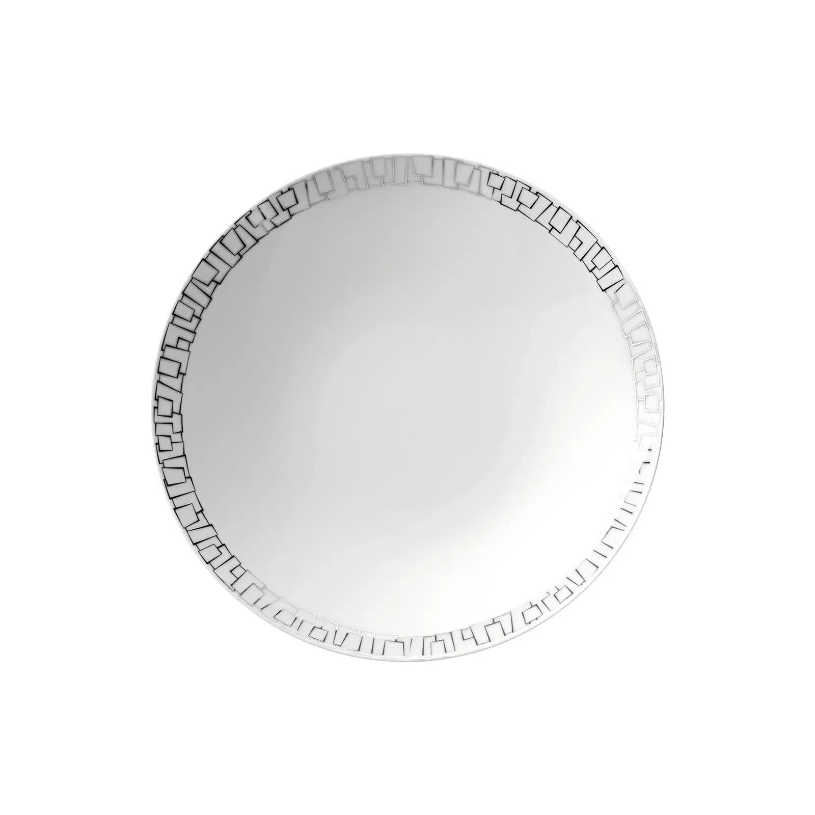 Rosenthal TAC Gropius Skin Platinum Porcelain Deep Soup Plate 23.7cm