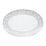 Rosenthal TAC Gropius Skin Platinum Porcelain Oval Serving Platter 34cm