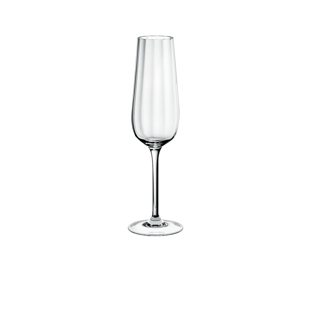 Villeroy & Boch Rose Garden luxury champagne glass set 4 pcs crystal 120 ml