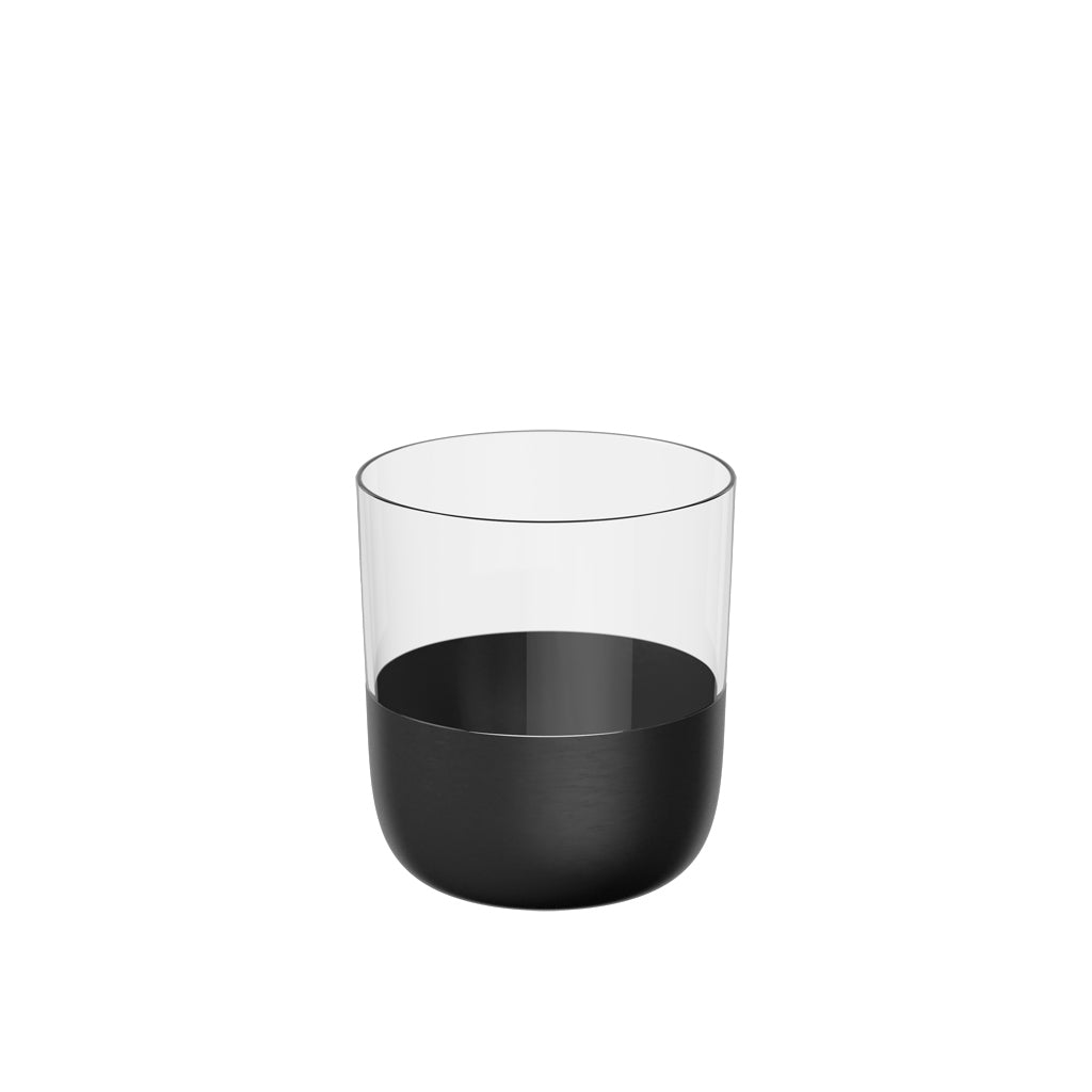 Villeroy & Boch Manufacture Rock luxury old fashioned glass set 4 pcs matte slate look 250 ml