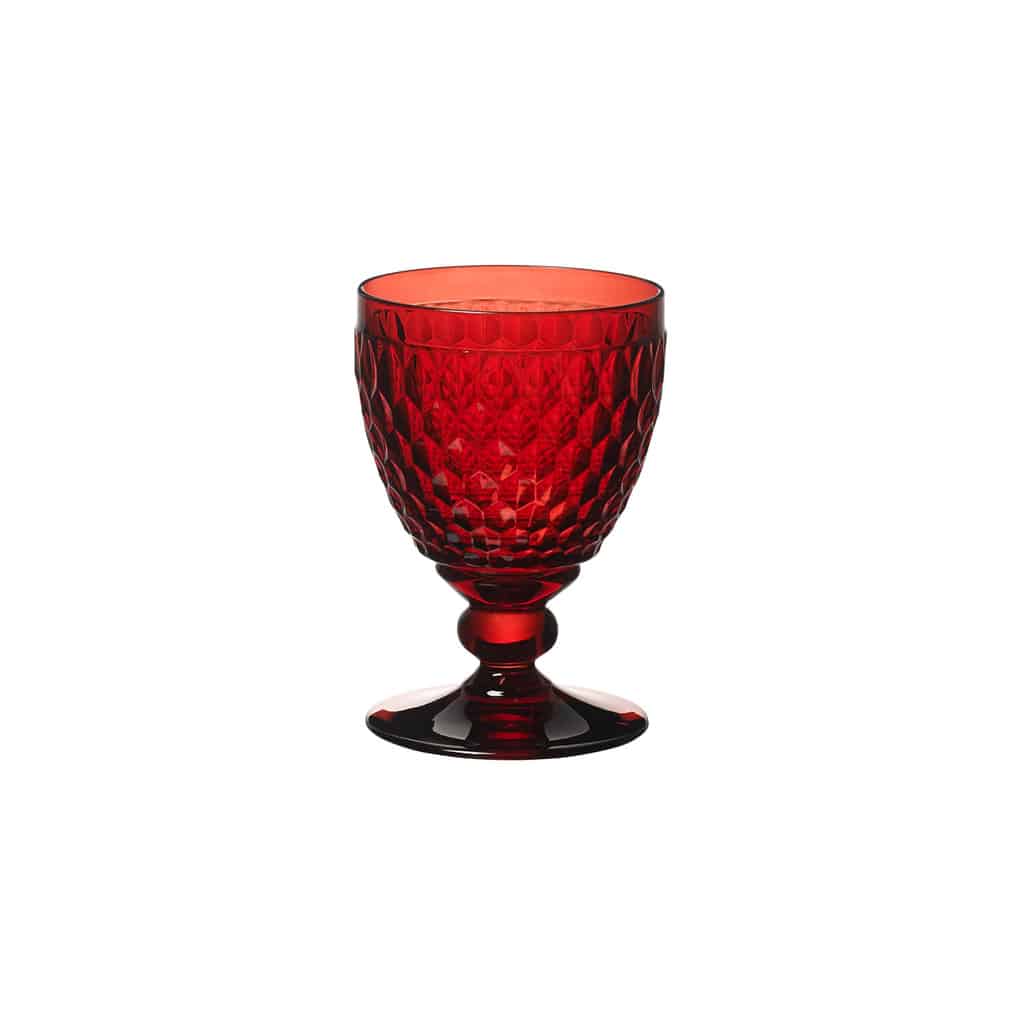 Wine goblet red