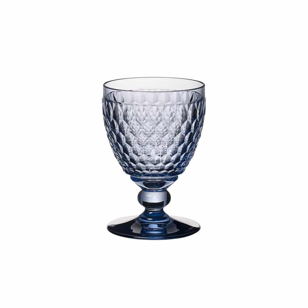 Wine goblet blue