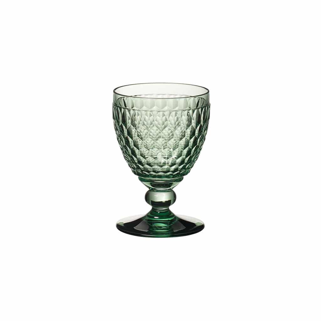 Wine goblet green