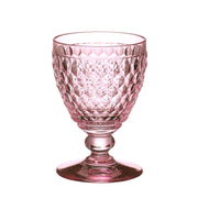 Red wine goblet rose