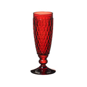 Champagne flute red