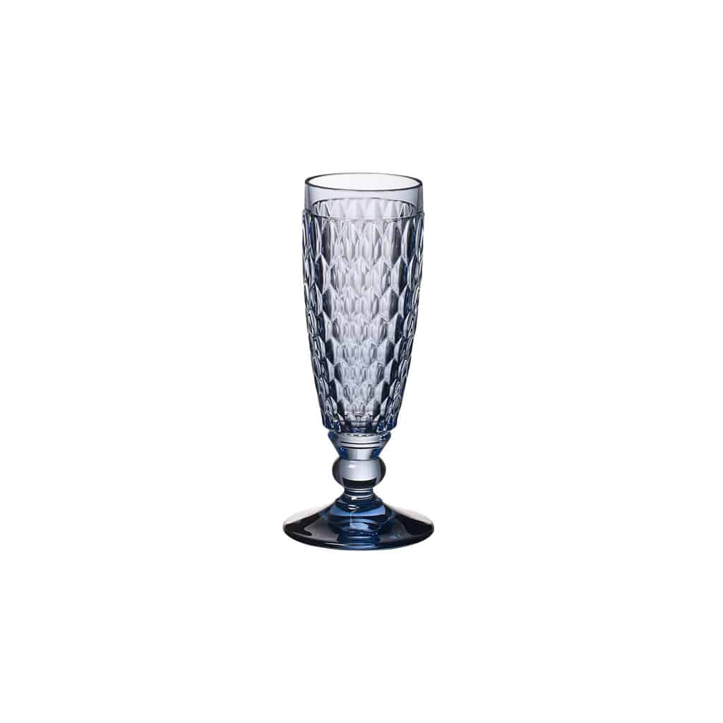Champagne flute blue