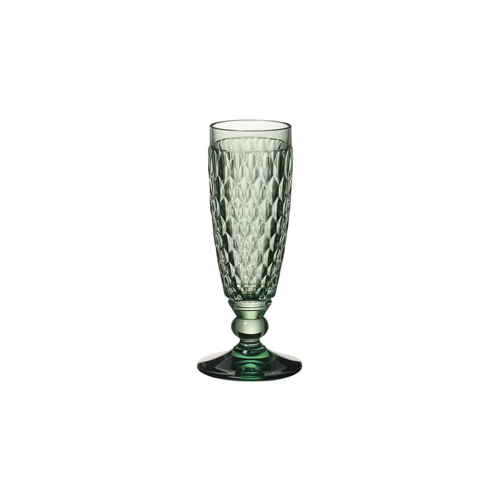 Champagne flute green