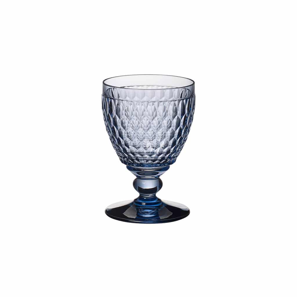 Water goblet blue