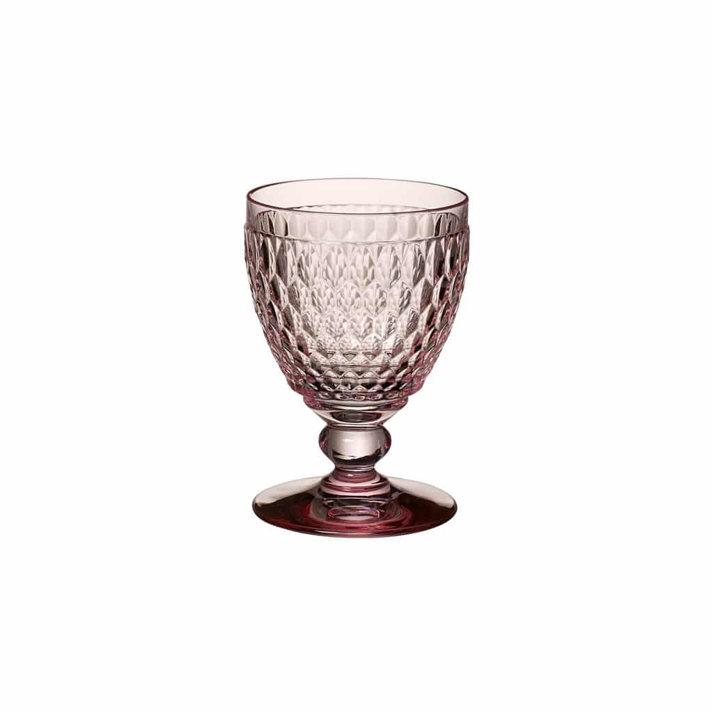 Boston col. water goblet rose
