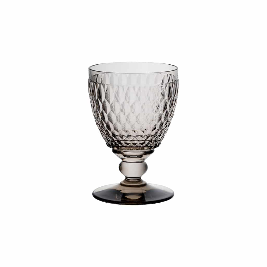 Boston col. water goblet smoke