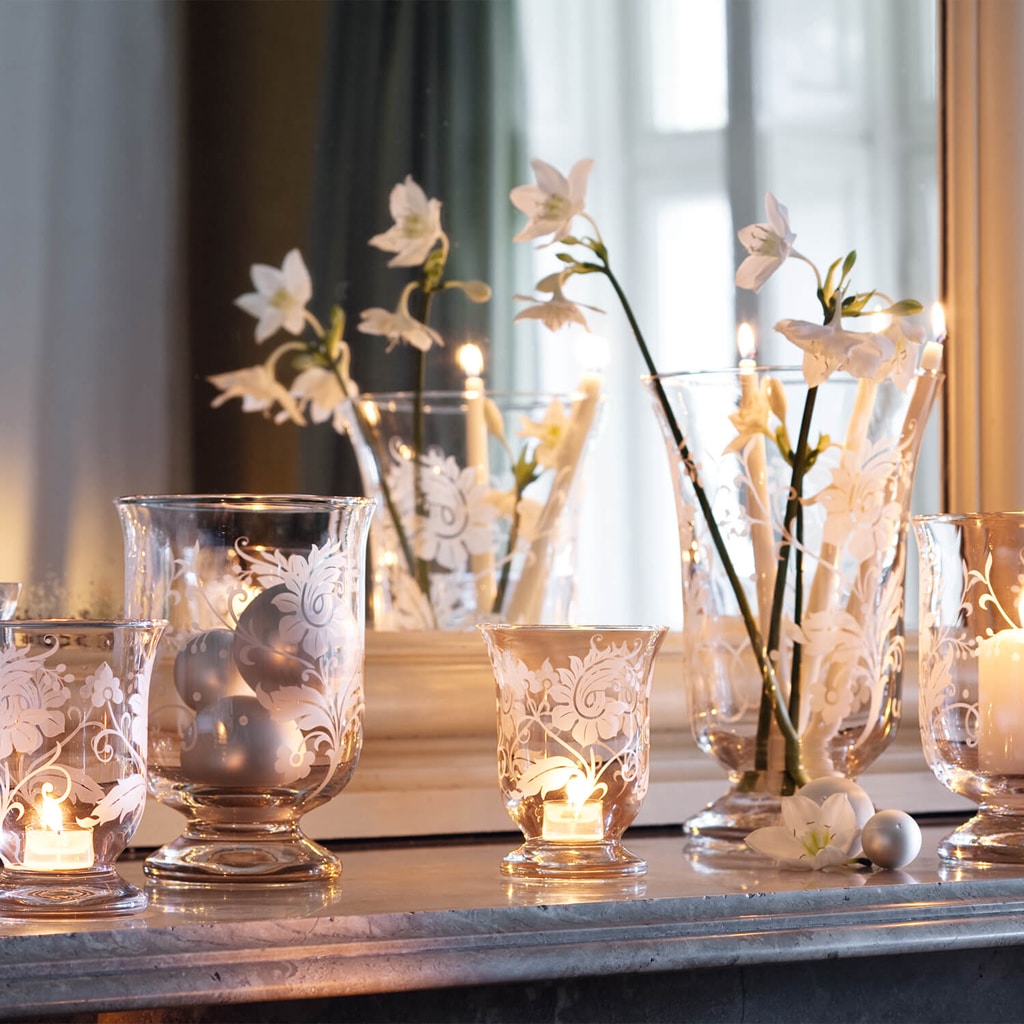 Villeroy &â€¯Boch Hurricane Lamp 35â€¯cm â€“ Premium Glass & Porcelain Table Lamp