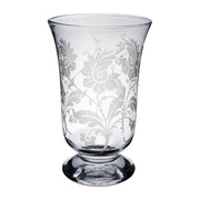 Villeroy &â€¯Boch 35â€¯cm hurricane lamp with glass shade and porcelain base