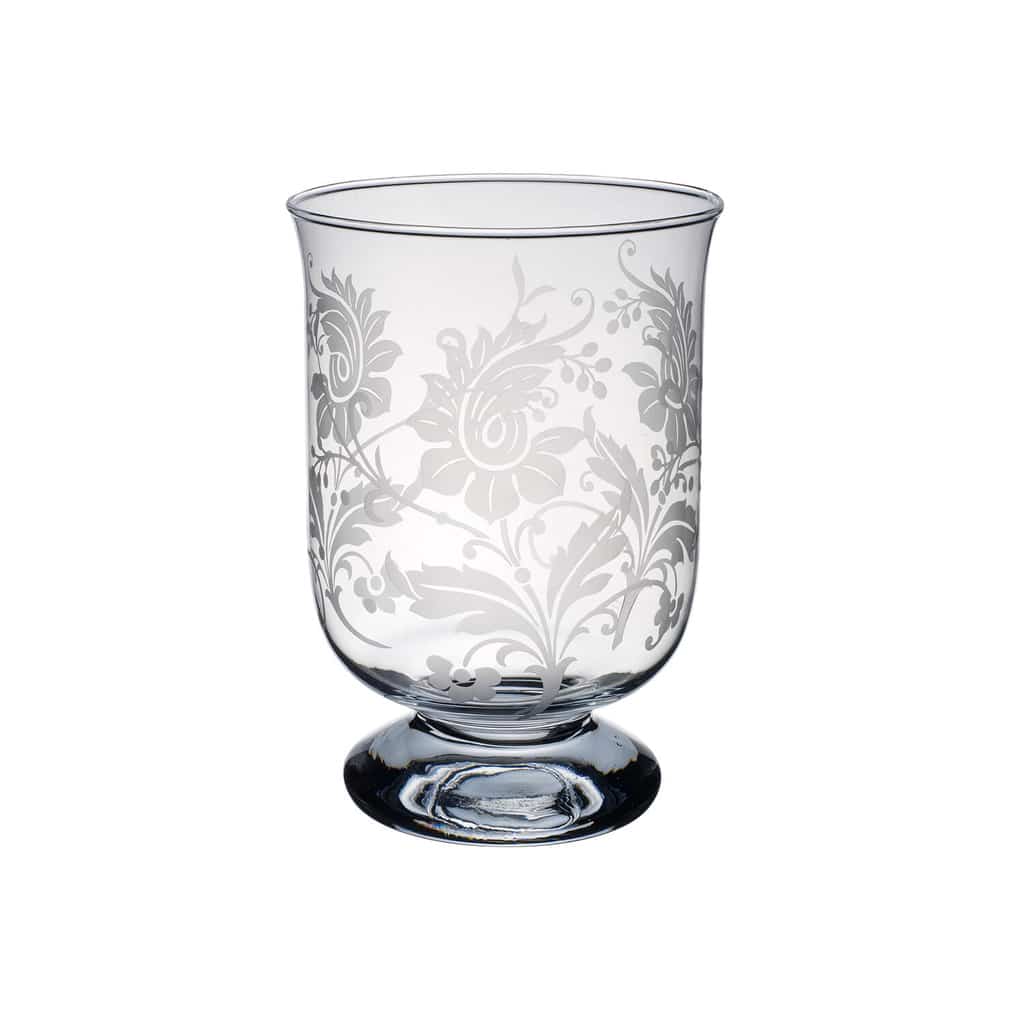 Villeroy &â€¯Boch 24â€¯cm hurricane glass ambient light with porcelain base