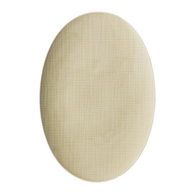 Rosenthal Mesh Colours Cream Platter â€“ 38 cm Luxury Oval Porcelain