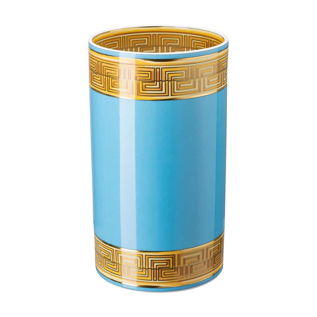Versace Medusa Amplified Blue Coin Vase 30 cm