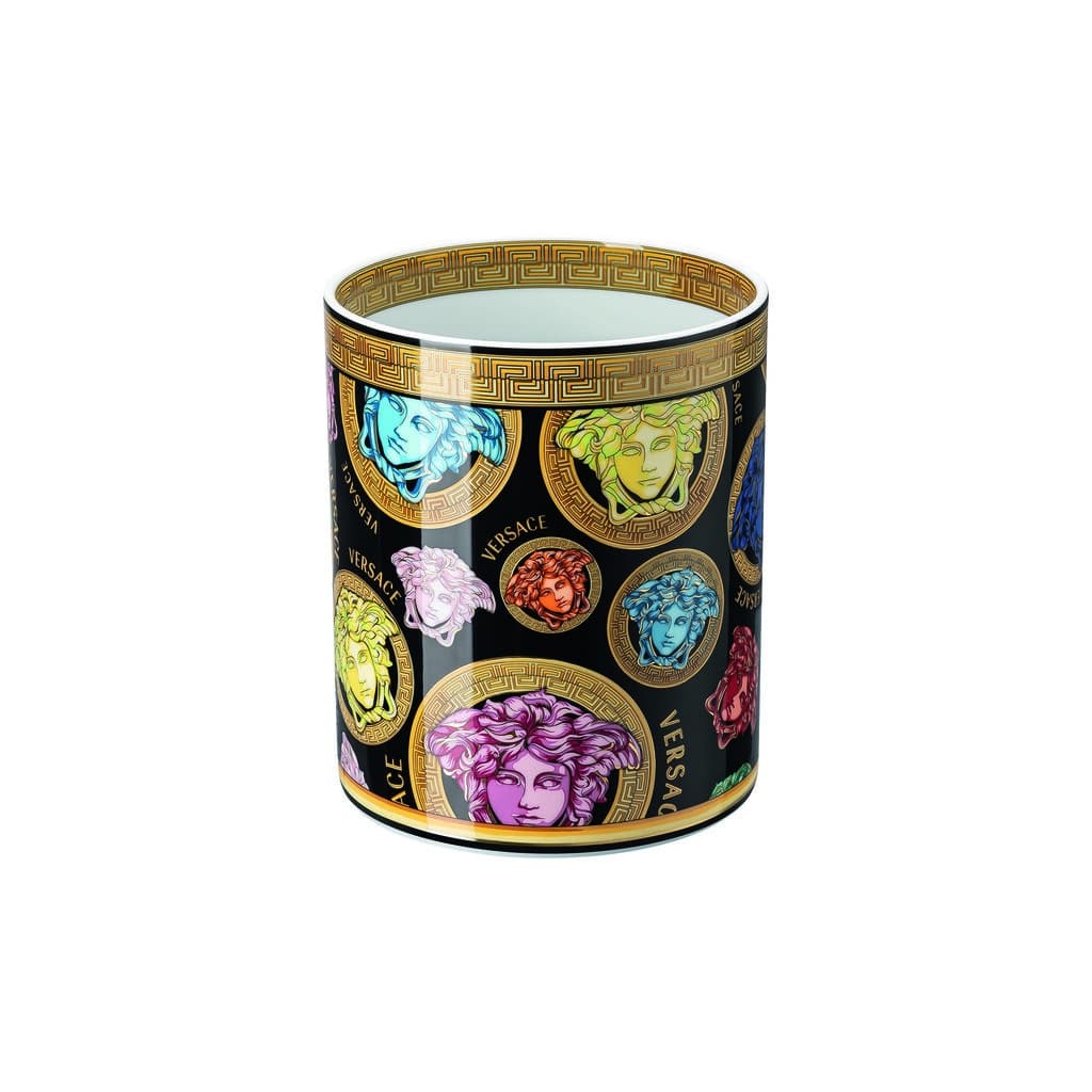 Versace Medusa Amplified Vase â€“ 18 cm Multicolour Luxury Porcelain
