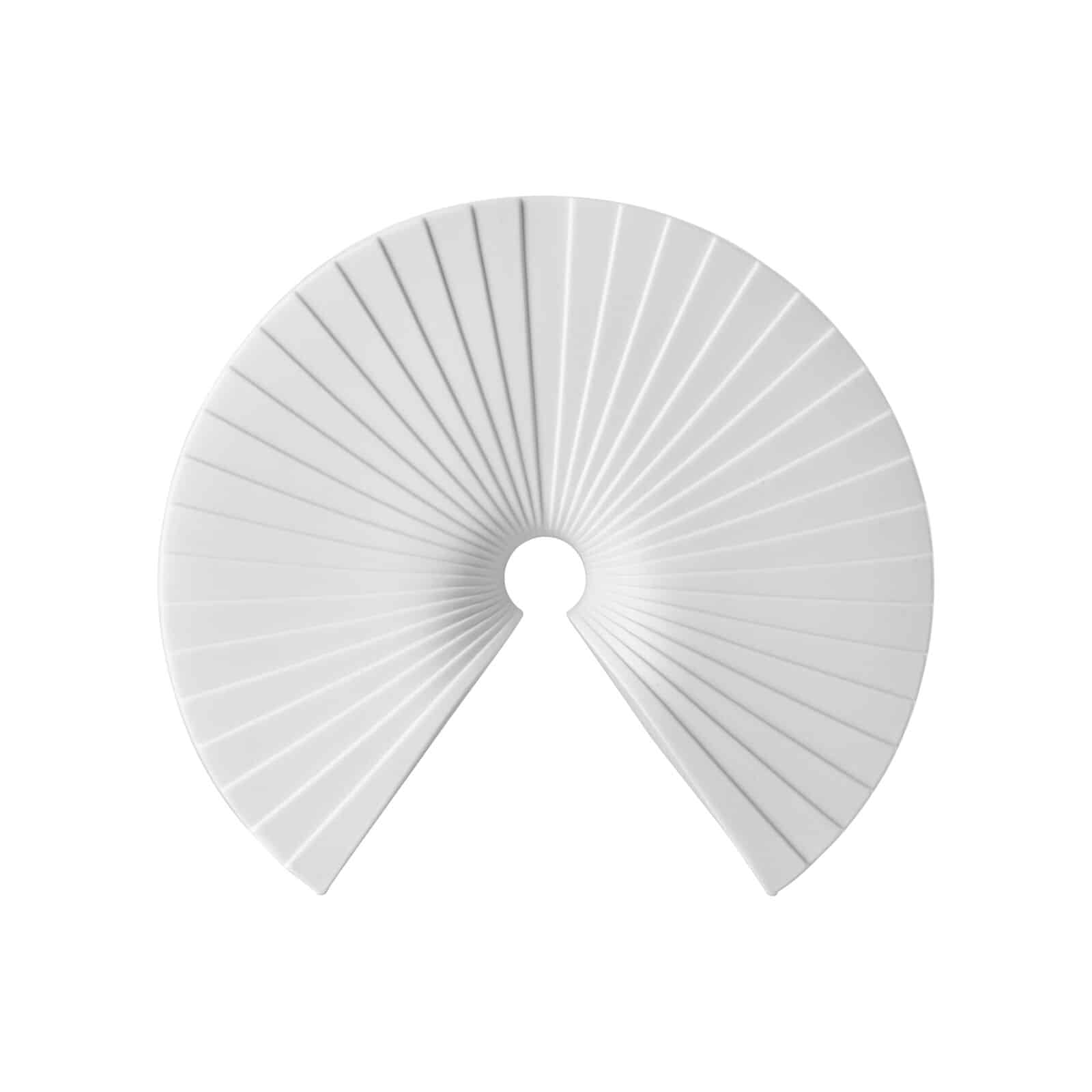 Rosenthal Arcus White Matte Porcelain Vase Architectural Arch Design 23.8cm