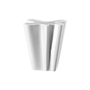 Rosenthal Flux White Porcelain Vase with Sculptural Flowing Design 21cm