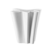 Rosenthal Flux White Porcelain Vase with Sculptural Flowing Design 26cm