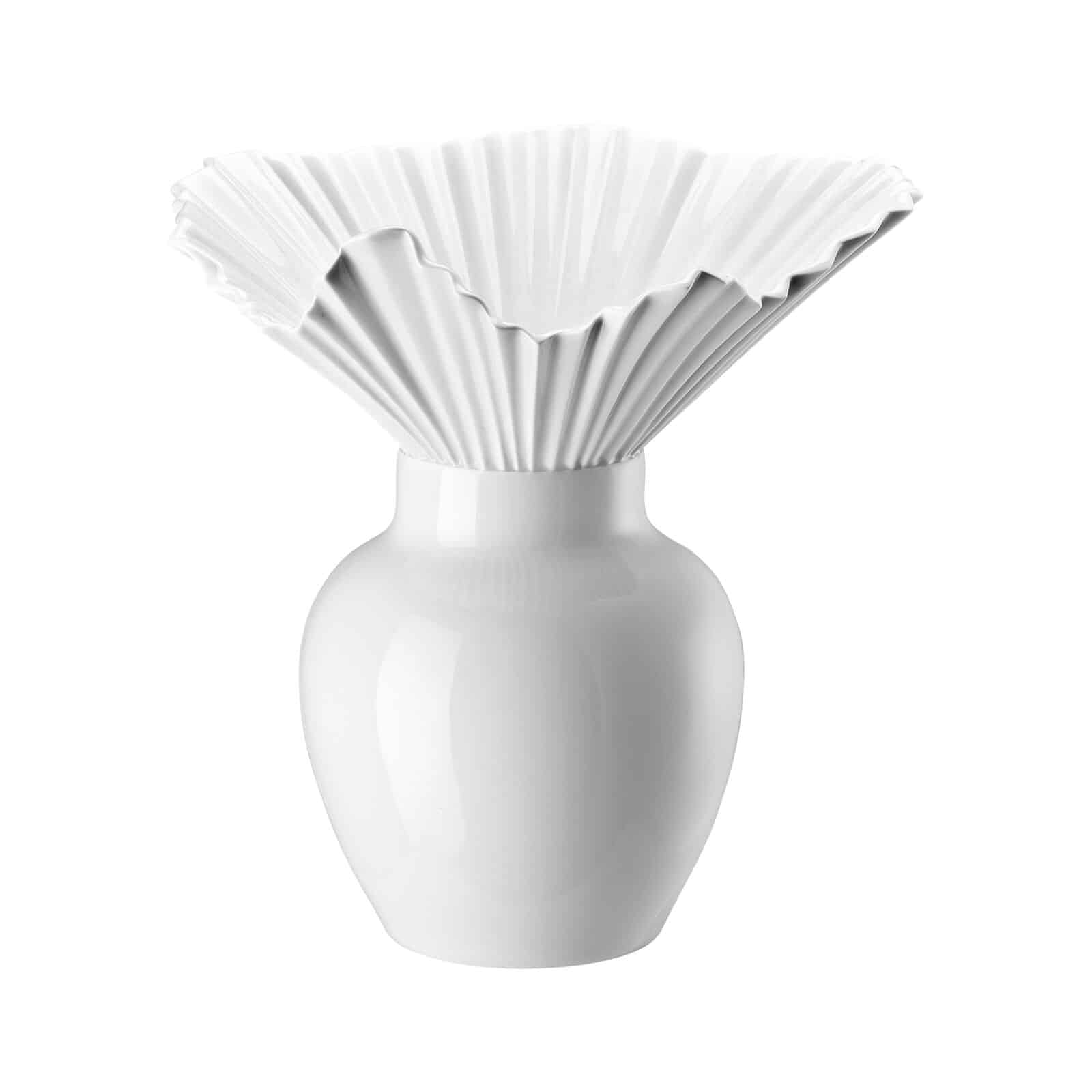 Rosenthal Falda White Porcelain Vase 27 cm