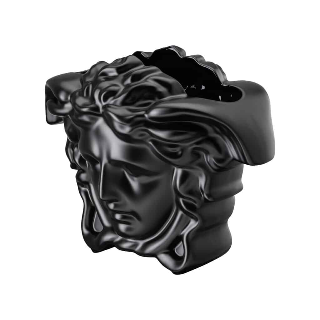 Medusa Grande Black Vase 21 cm