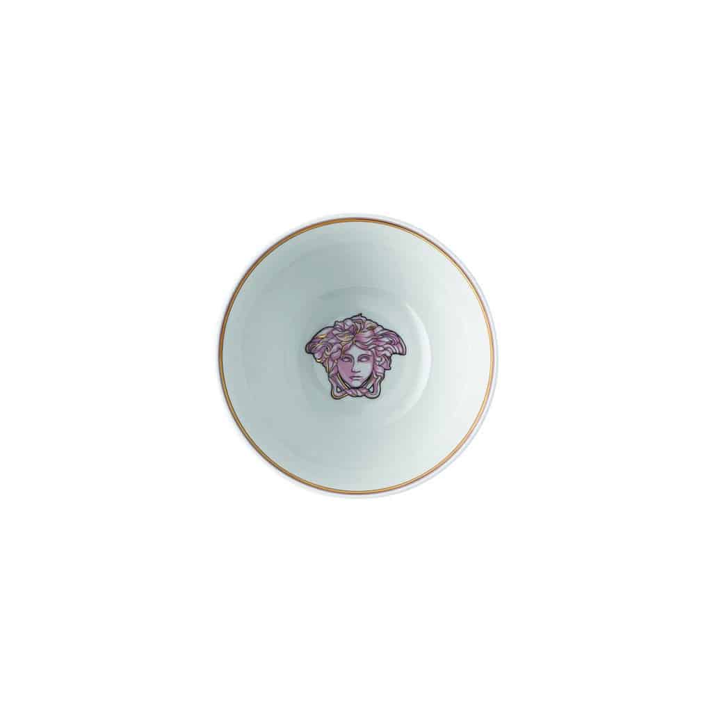 Versace Medusa Amplified Pink Coin Soup Bowl 15 cm