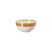 Versace Medusa Amplified Orange Coin Soup Bowl â€“ Luxury Porcelain